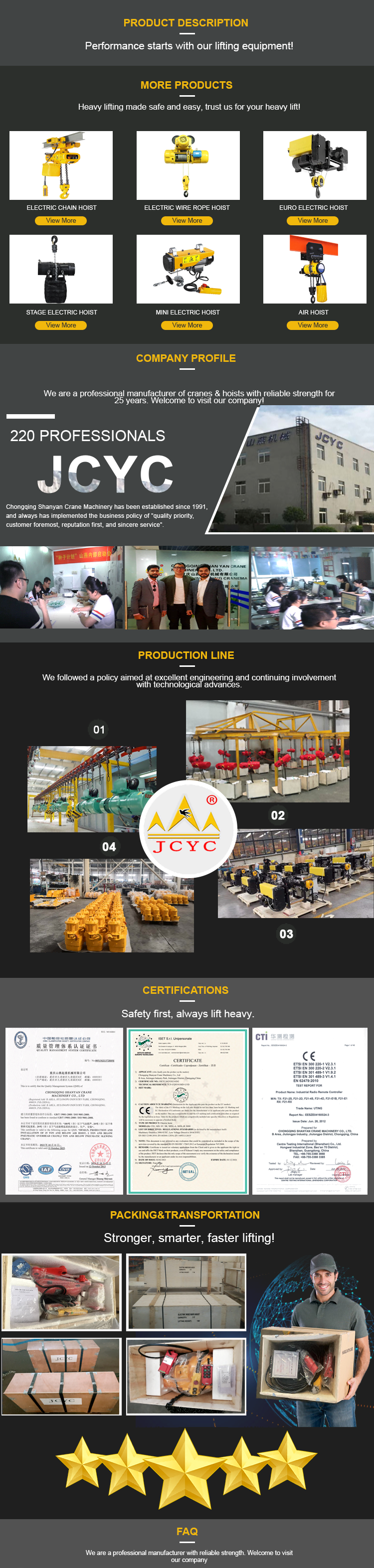 320 Kg Explosion-Proof Pneumatic Balance Hoist With Variable Speed Control