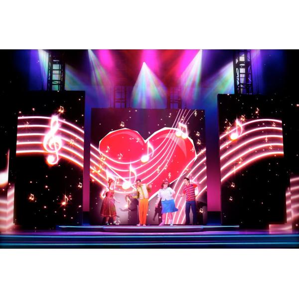 P5 Stage Background LED Display Big Screen Rental Video Wall 120 Degree Viewing Angle