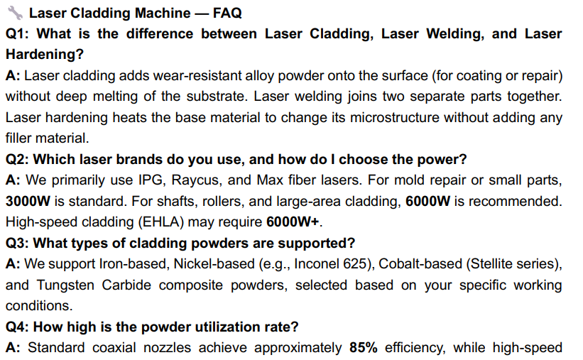 Durable Laser Cladding System Engineered for Surface Enhancement and Repair Delivering Consistent Industrial Performance