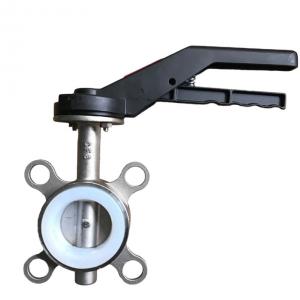Buy cheap Sanitary Stainless Steel Pipe Fittings BUTTERFLY Structure Wafer Type Butterfly Valve product