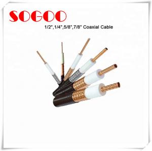 Buy cheap Coaxial Cable 1/2 7/8 RF Feeder Cable For Telecom RoHS Approval product