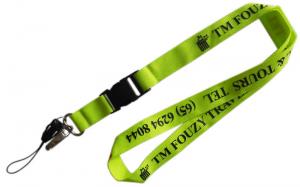 China Colorful Embroidery Logo Printed Lanyard With Metal Hook  Plastic Buckle on sale