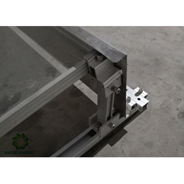 Anodized Aluminum Flat Roof Solar Panel Ballast Mounting Systems/Solar Rooftop Mounting Brackets
