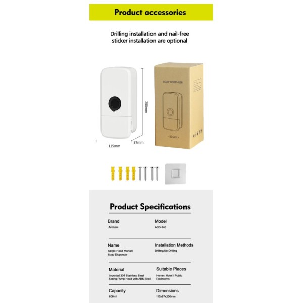 Andusic hand soap dispenser production line