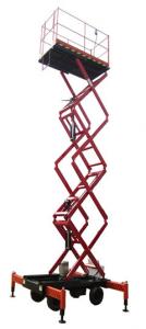 Buy cheap 300Kg Portable Mobile Aerial Hydraulic Lift Platform for Painting / Cleaning product