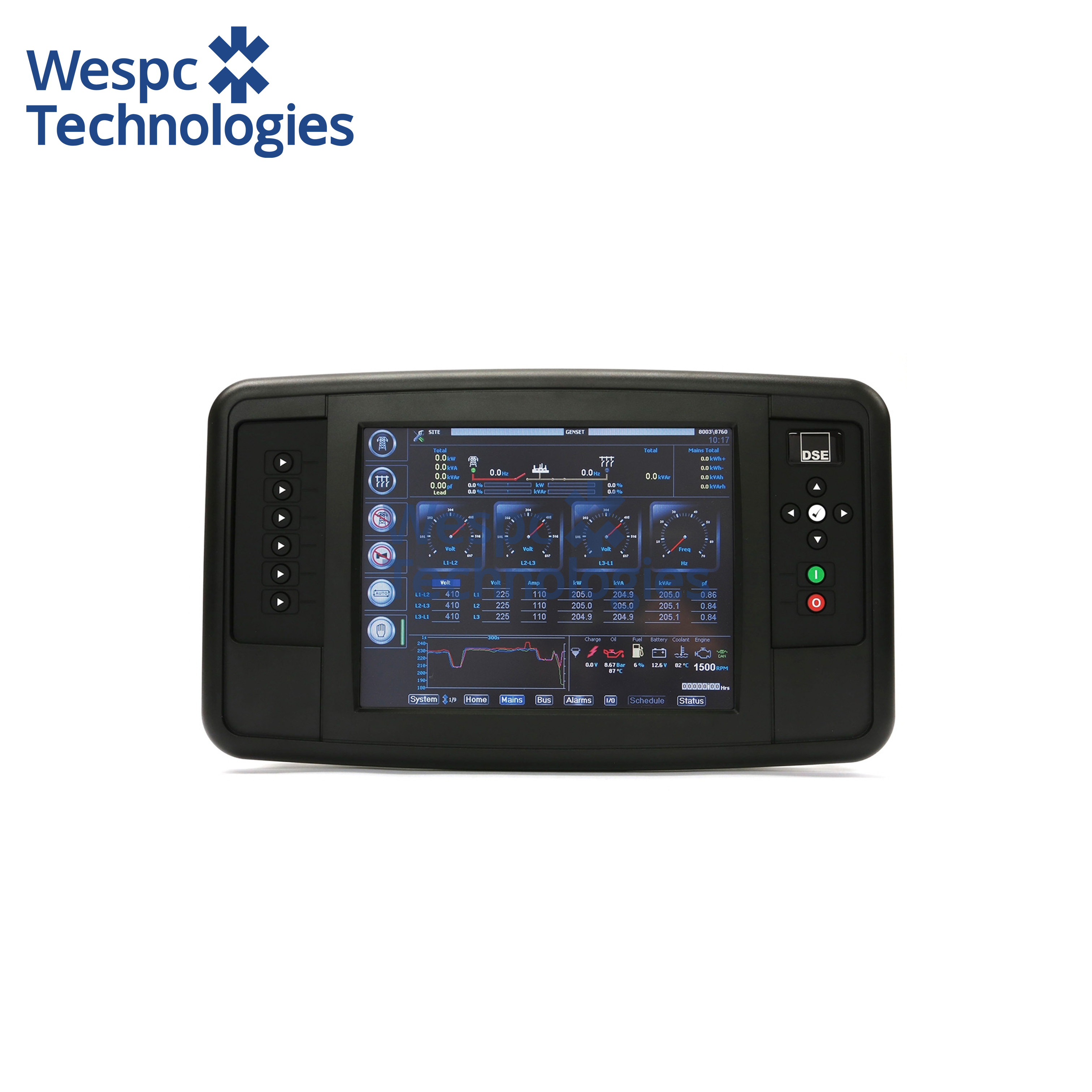 WESPC Genuine DSE8004 10 Graphical Colour Multi-Set Remote Overview Display