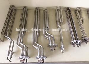 China ANNAI Flange immersion heating element tubular heater for water on sale