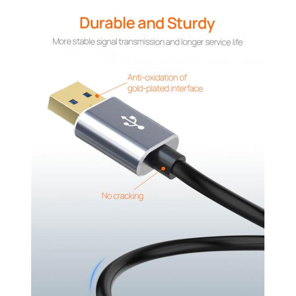 OEM USB Data Extension Cable Durable USB Data Sync Cable