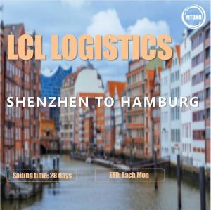 China Shenzhen To Hamburg LCL International Shipping Forwarder  CIF DDU Trade Term on sale