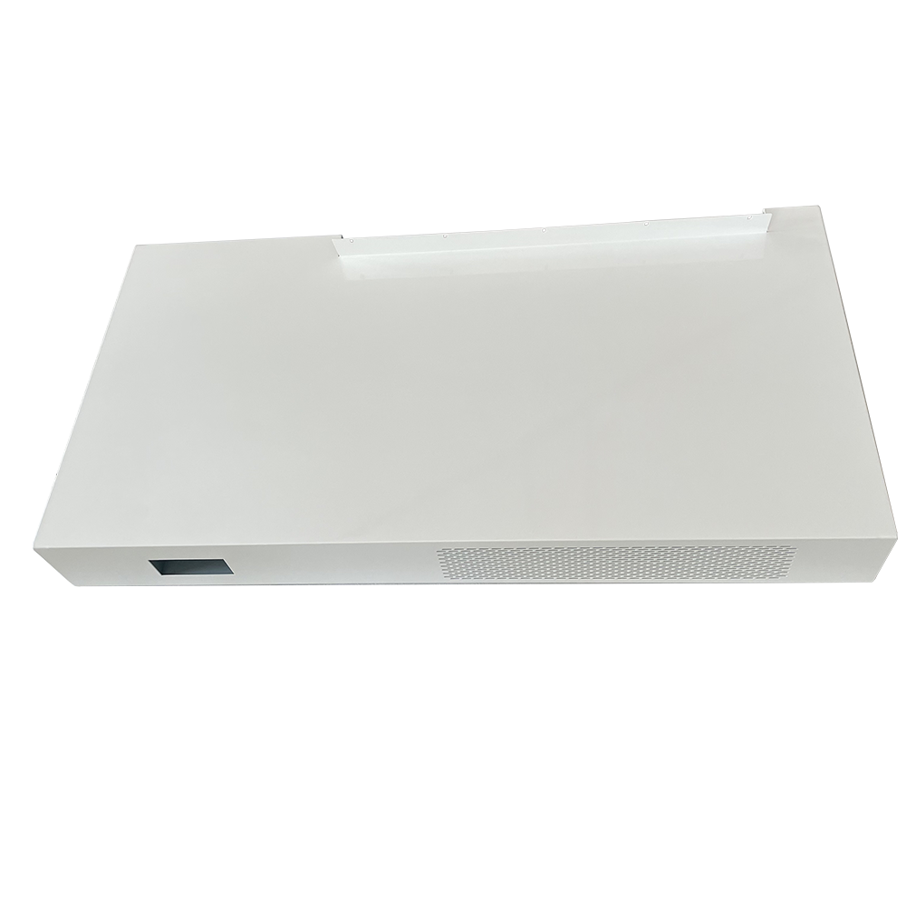 Large Size Network Chassis with 0.1mm Tolerance and White Powder Spraying for Precision Sheet Metal Enclosure