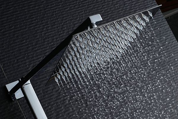 Super Thin Top Head LED Rain Shower Set Wall Mounted System ROVATE 832