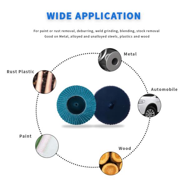 Mini Rotating Flaps for Durable Polishing Customized Grit 40 -120 and Long-lasting