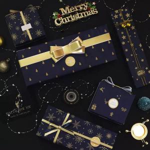 Buy cheap Classic Black White Custom Roll Wrapping Paper Christmas Gift Wrapping Paper Rolls product
