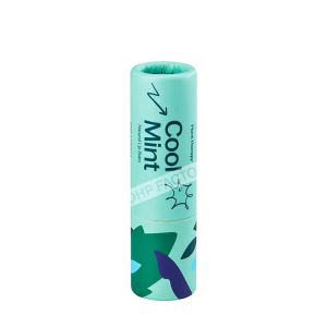 Buy cheap Custom Recyclable Printed Lip Balm Tube Box Small Twist Up Cylinder Packaging product