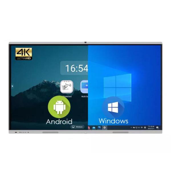 110 Inch Digital Interactive Smart Whiteboard with Windows and 3840*2160 Resolution