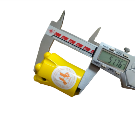 7 Tooth 11 Degree Taper Button Bit 42mm Diameter For Rock Drilling