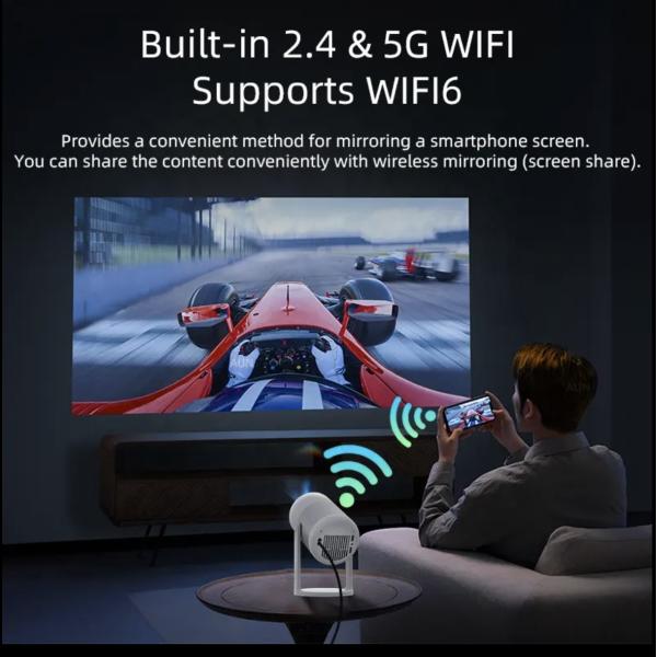 2025 Upgraded J1 Mini Flip Android 11.0 1+16G 1080P Projector, Home Projector HY300 HY320 Smart Projector