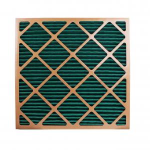 Buy cheap Pleated Panel AC Filter G4 With 5um Cotton Non Woven Fabric Customized product