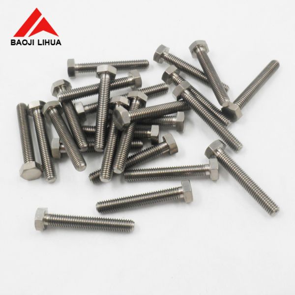 DIN 933 M14 Gr2 Hex Head Titanium Bolts Nuts CNC Machined