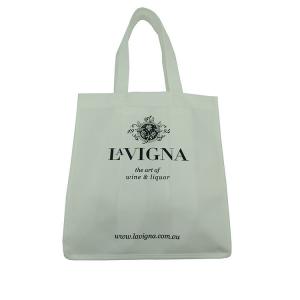 Buy cheap 6 Bottle Canvas Wine Tote Non Woven Tote Bags White Or Customize product