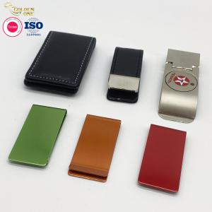 Buy cheap Stainless Steel Metal Wallet Clip Card Holder Folder Laser Engraved Logo product