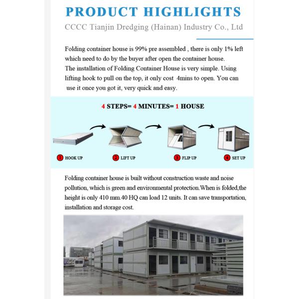 Automatic Ironing Foldable Container House For Clothes House
