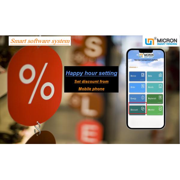 Android OS Smart Fridge Vending Machine For Vegetable Fruit Egg Meat Freezer Cooling System