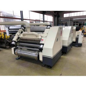 China Flute Corrugated Cardboard Box Making Machine PLC on sale