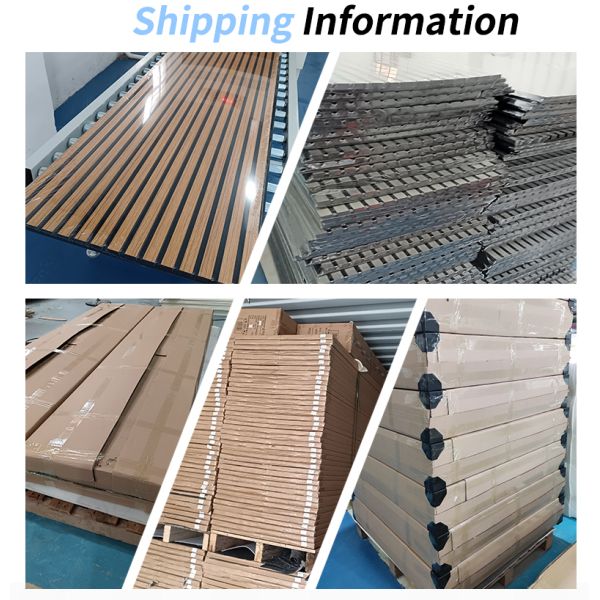 Natural Acoustic Slat Wood Panel Acoustic Sound Proof Ceiling Panels For Office