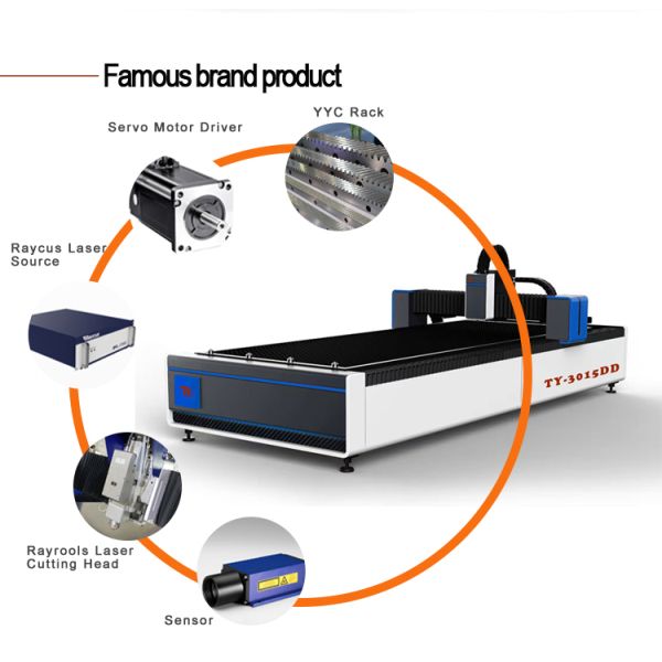6000W Heavy Duty Fiber Laser Cutting Machine for Thick Steel Plates