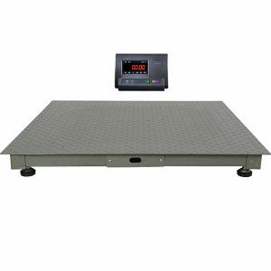 China Heavy Duty Carbon Steel Industrial Floor Scales Electronic 3000Kg on sale