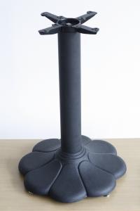 China Cast Iron Metal Table Legs Restaurant Patio Table Bases With 22 Kg Weight on sale