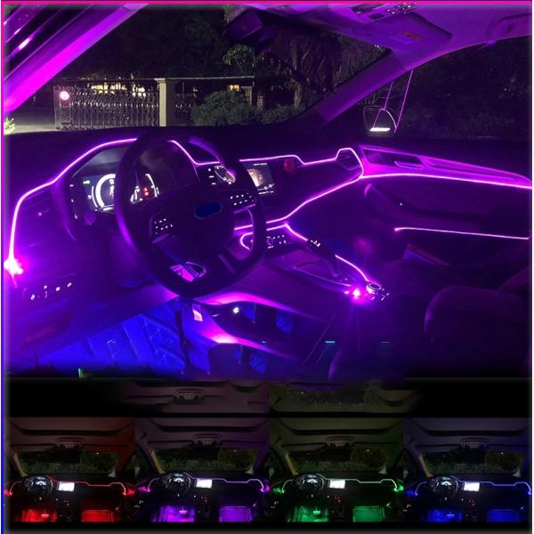 12V LED App Decorate 8M Interior Ambient Lights Optical Fiber