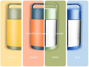 Buy cheap 2L Wide mouth insulated adult food flask with steel folding spoon vacuum insulated food container lunch jar product