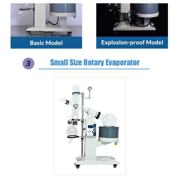 4.8KW Lab Rotary Evaporator With Cooling Condenser