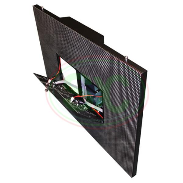 Open P6mm Advertising Video LED Screen , Front service LED Panel Cree Lamp
