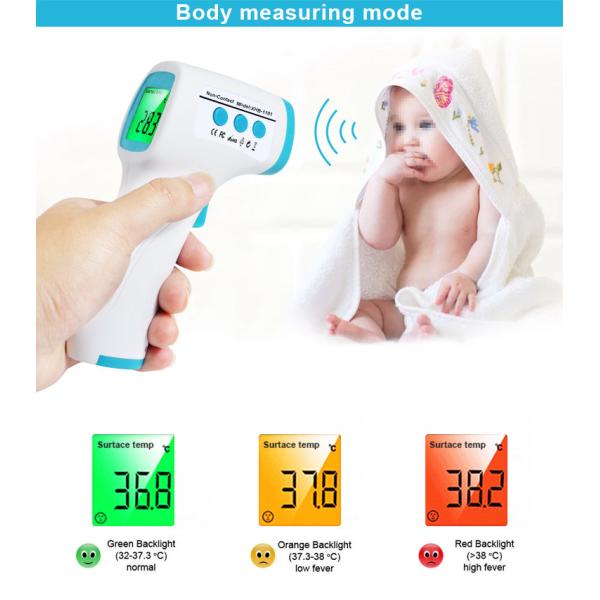 Portable Non Contact Forehead Infrared Thermometer Rapid Measurement
