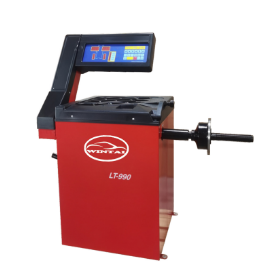 Standard Cones Car Tyre Balancing Machine Delicate Plastic Hood Automatic Wheel Balancer Self Calibrating And Self Diagnosis Programs Tire Balancing