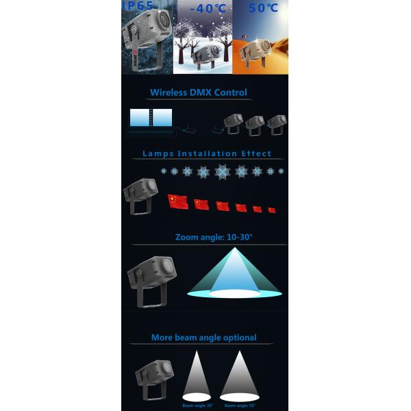 High Definition 9359K Outdoor Gobo Projector Aluminium Alloy Housing