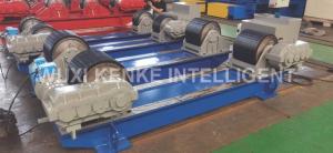 Buy cheap 40 Ton Conventional Welding Rotator Machine PU Roller Welding Tank Bolt Fixed Type product