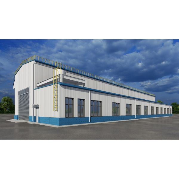 Quick Assembly Steel Structure Workshop for Equipment Storage and Industrial Steel Structure