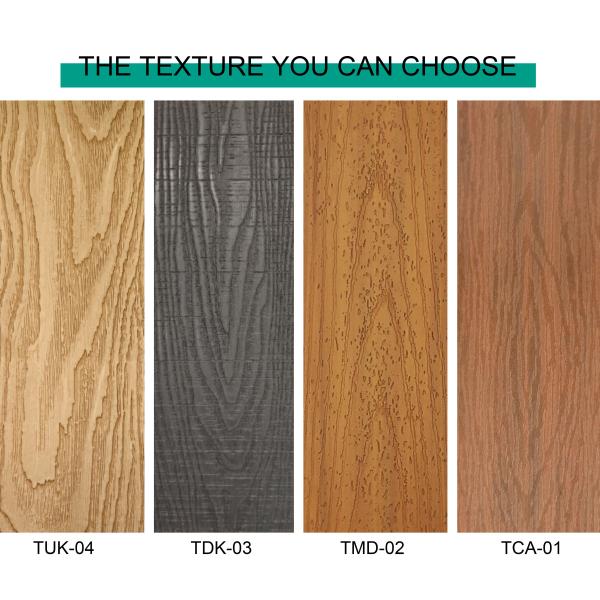 Teak WPC Wood Plastic Composite PVC Flooring Terrace Decking Eco-Friendly Matt Finish