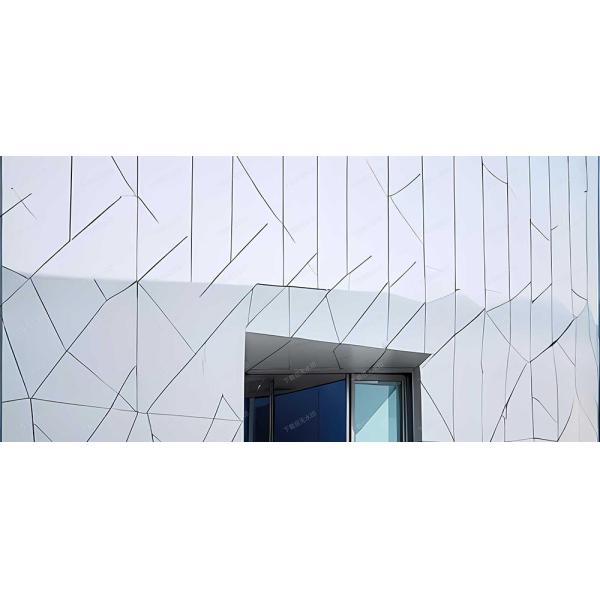 PVDF 48 inch Width Architectural Aluminum Coil Special Shape Curtain Wall