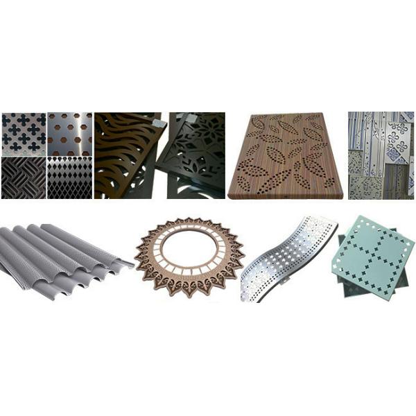 Irregular 3004 Aluminum Perforated Metal Sheet With Artistic Shapes Hole