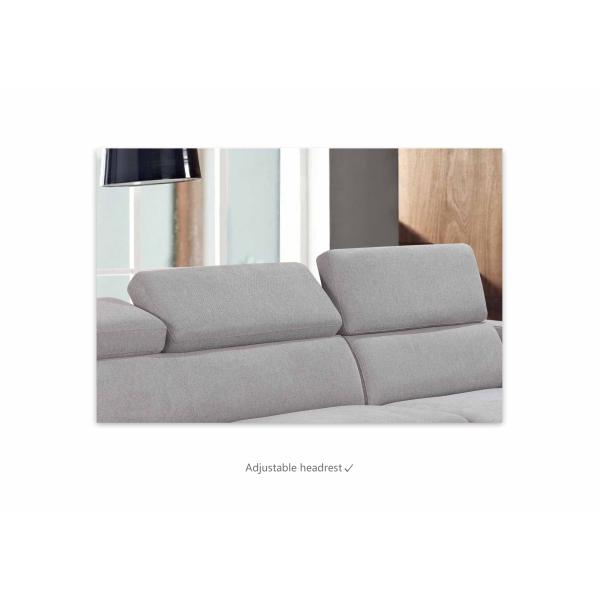 Foldable Sectional Fabric Queen Sleeper Sofa Stain Resistant Multiscene