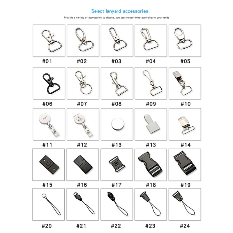 Bulk Nylon Mobile Phone Lanyard String ID Card Holder Tag Letterpress Printing