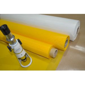 DDP High Tension Polyester Screen Printing Mesh Fabric Yellow Color