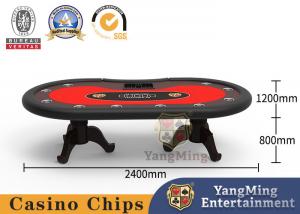 Buy cheap Customized Solid Wood Casino Poker Table Tiger Shaped 8 Player product