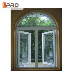 Buy cheap Tempered Glass Aluminum Casement Windows With Mosquito Net / Modern Architectural Windows modern casement windows product