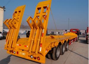 Buy cheap CIMC best flatbed lowbed trailer for equipment transport goose neck trailer for sale product